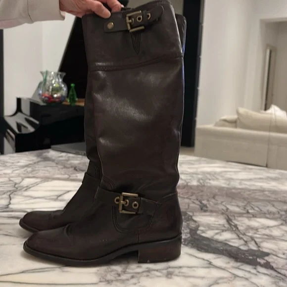 Brown Coach Boots - Picture 2 of 2